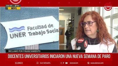 Docentes universitarios iniciaron una nueva semana de paro